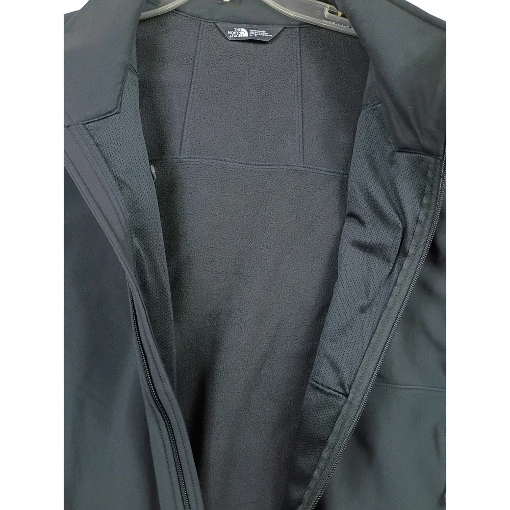The North Face Softshell Jacket Mens XL Black GridPoint Apex Bionic Windproof